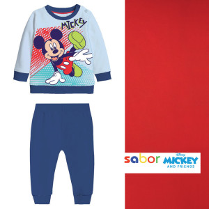 Pigiama Lungo Mickey Bimbo 12m-30m
