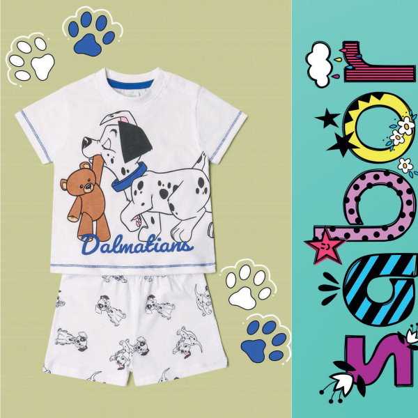 Pigiama Corto 101 Dalmaties Bimbo 12-30m