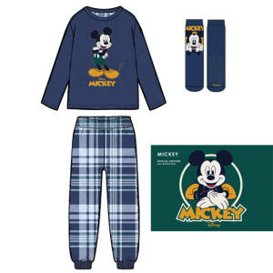 Pigiama E Calzini Antiscivolo Mickey Bimbo 3-10a