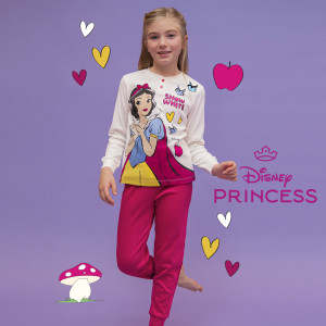 Pigiama Interlock Princess Bimba 3-10a