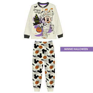 Pigiama Minnie Halloween Bimba 3-10a Pigiama Minnie Halloween Bimba 3-10a