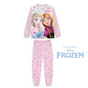 Pigiama Lungo Cotone Frozen Bimba 3-10a