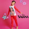 Pigiama Lungo Cotone Vaiana Bimba 3-10a