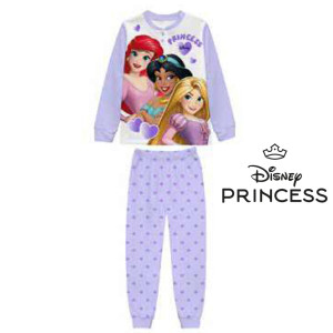 Pigiama Lungo Cotone Princess Bimba 3-10a