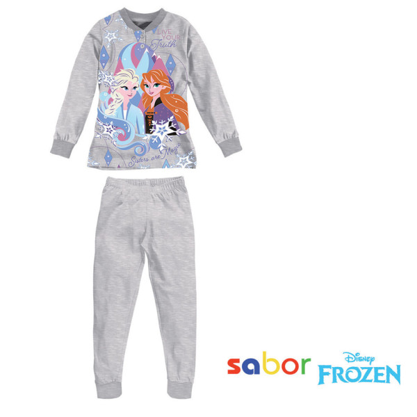 Pigiama Lungo Frozen Bimba 3 10a DY50E7018 Fuori Tutto bambini