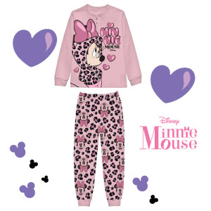 Pigiama Interlock Minnie Bimba 3-10a