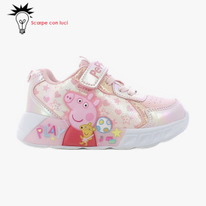 Scarpa Sport Eva Con Luci Peppa Pig Bimba 25-30