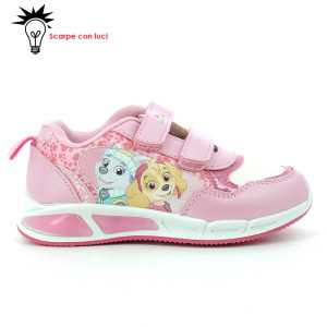 Sneakers Velcro Con Luci Paw Patrol Bambina 25-30 Sneakers Velcro Con Luci Paw Patrol Bambina 25-30