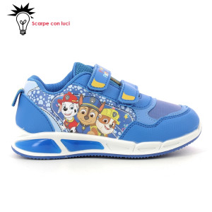 Sneakers Velcro Con Luci Paw Patrol Bambino 25-30