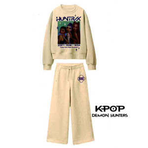 Tuta Felpata K-pop Bimba 6-10a