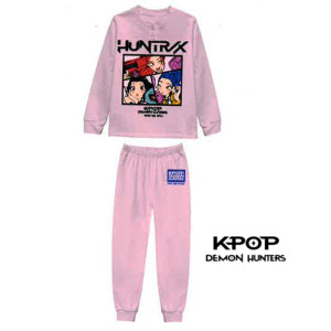 Pigiama Cotone Felpato K-pop Bimba 6-10a