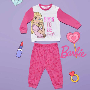 Pigiama Lungo Cotone Barbie Neonata 12m-30m