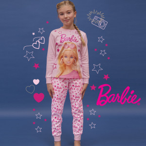 Pigiama Interlock Barbie Bimba 3-10a Pigiama Interlock Barbie Bimba 3-10a