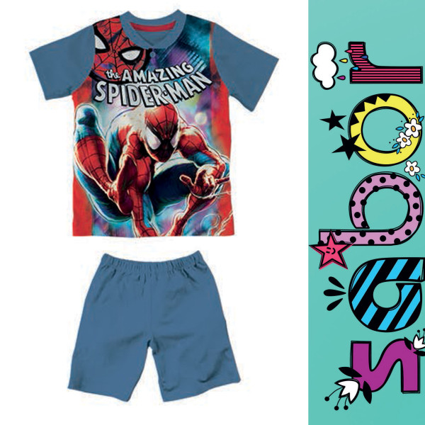 Pigiama Corto Spiderman Bimbo 3-10a