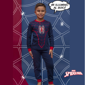 Pigiama Interlock Spiderman Bimbo 3-10a
