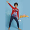 Pigiama Lungo Cotone Spiderman Bimbo 3-10a