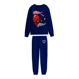 Tuta Felpata Spiderman Bimbo 3-10a