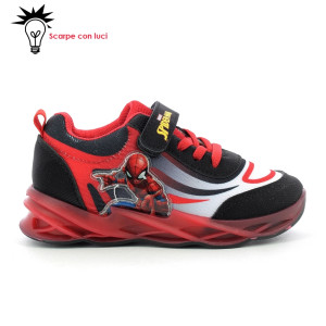 Scarpa Sport Iniettato Con Luci Spiderman Bambino