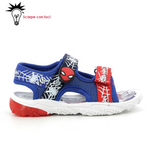 Sandalo Iniettato Con Luci Spiderman Bambino 25-30
