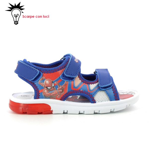 Sandalo Iniettato Con Luci Spiderman Bimbo 25-33