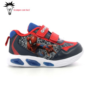 Sneakers Velcro Con Luci Spiderman Bambino 21-25 Sneakers Velcro Con Luci Spiderman Bambino 21-25