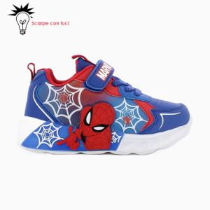 Scarpa Sport Eva Con Luci Spiderman Bimbo 24-31