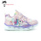 Sneakers Velcro Con Luci Unicorno Bambina 24-31