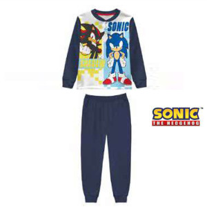 Pigiama Lungo Cotone Sonic Bimbo 3-10a