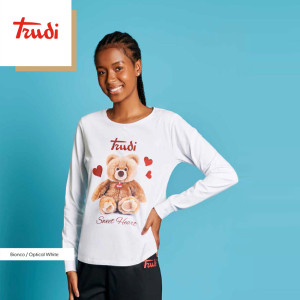 Pigiama Lungo Cotone Trudi Ragazza 12-16a