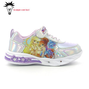 Sneakers Velcro Con Luci Winx Bambina 24-31 Sneakers Velcro Con Luci Winx Bambina 24-31