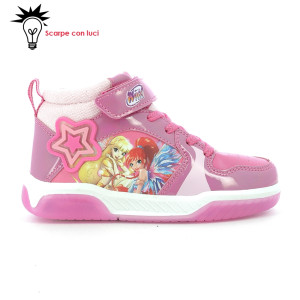 Sneakers Mid Con Luci Winx Bambina 24-31 Sneakers Mid Con Luci Winx Bambina 24-31