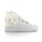 Sneakers Tela Alta Con Fiore 24-37