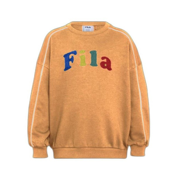 Felpa fila bambino arancione outlet