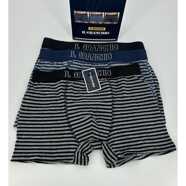 Boxer 3 Pz. Uomo Colori Vari