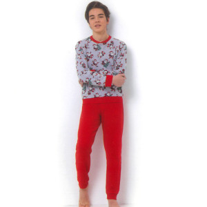 Pigiama Interlock Family Ragazzo