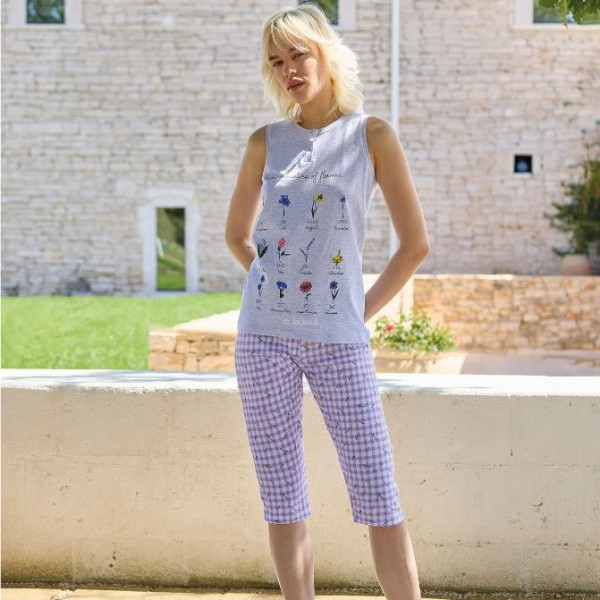Pigiama Corto Pinocchietto Donna