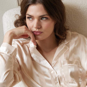 Pigiama Lungo Aperto Donna