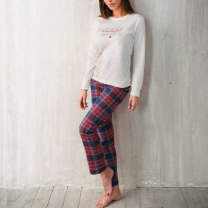 Pigiama Natale Interlock Donna