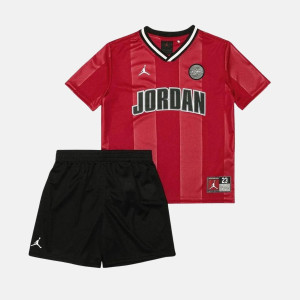 Jdb Mj Sport Jersey Mesh Short Set Bimbi 2-7a