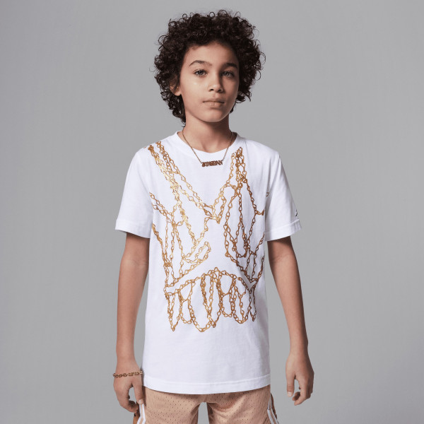 Jdb Mj Brand Jm Chain Ss Crew Tshirt 8-15a