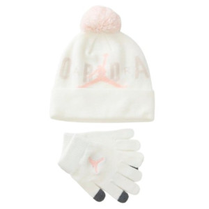 Jan Jordan Hbr Pom Beanie Set Cappello E Guanti Ra