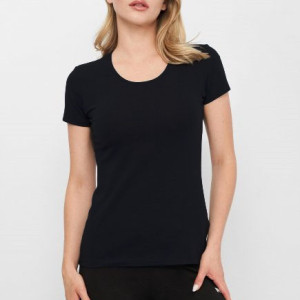 Maglia Girocollo Donna in cotone elasticizzato Maglia Girocollo Donna in cotone elasticizzato