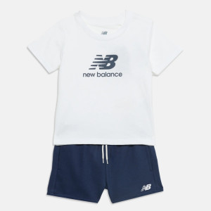 Stacked Graphic Jersey Tee-f T Short Set Completo