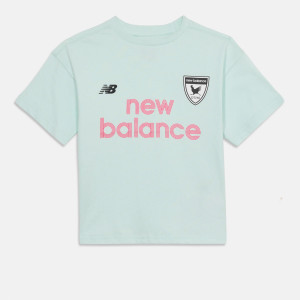 Football Badge Graphic Tee T-shirt Bimbi  3-7a