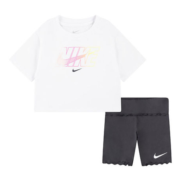 Nkg Swoosh Motion Bike Short Set Bimbi 12-24m