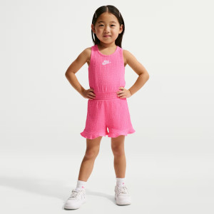 Nkg Textured Romper Bimbe 2-7a