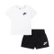 Nkn Club Tee And Short Set Bimbi 12-24m