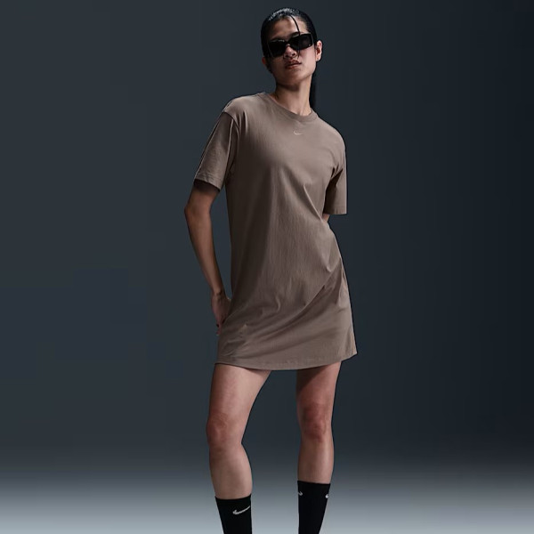 W Nsw Essntl Ss Dress Tshrt Donna