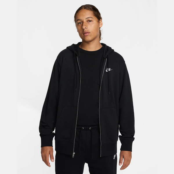 M Nk Club Ft Fz Hoodie Felpa Con Cappuccio Uomo