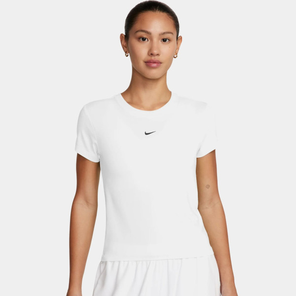 W Nsw Nk Chll Knt Md Crp Tshrt Donna